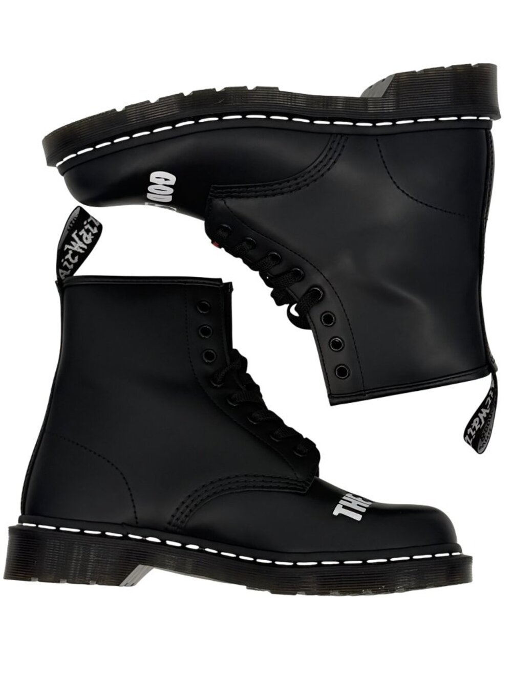 NIB Sex Pistols x Dr. Martens 1460 Black Leather Combat Boots M9 | LTD ED ICON - Picture 10 of 16